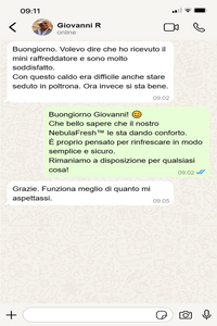 NebulaFresh™ – Aria condizionata portatile con nebbia visibile ti rinfresca in 1 minuto