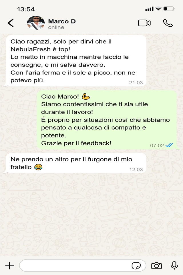 NebulaFresh™ – Aria condizionata portatile con nebbia visibile ti rinfresca in 1 minuto